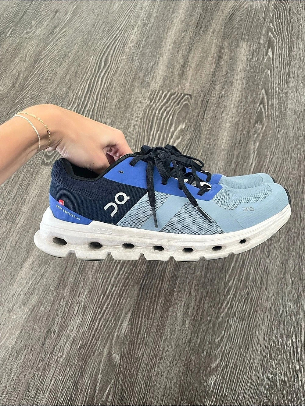 On Cloudswift Women's Athletic Shoes Blue & Gray US W 8.5